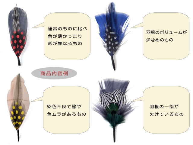 羽根飾り詰め合わせ