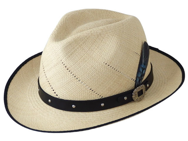 BUNJIROW 本パナマ　パナマハット　文二郎　Lサイズ Toni Hat パナマ サンドビーチ 文二郎帽子店
