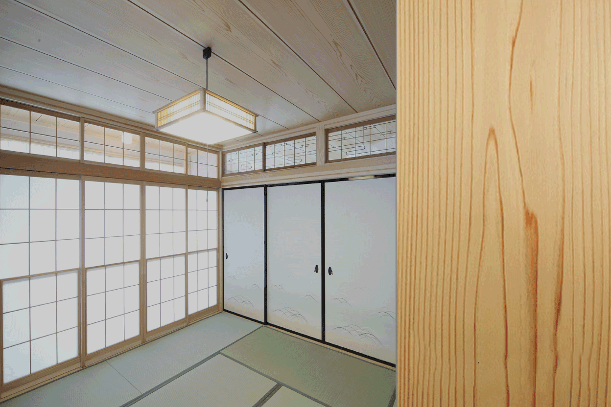 和室天井板 源平杢