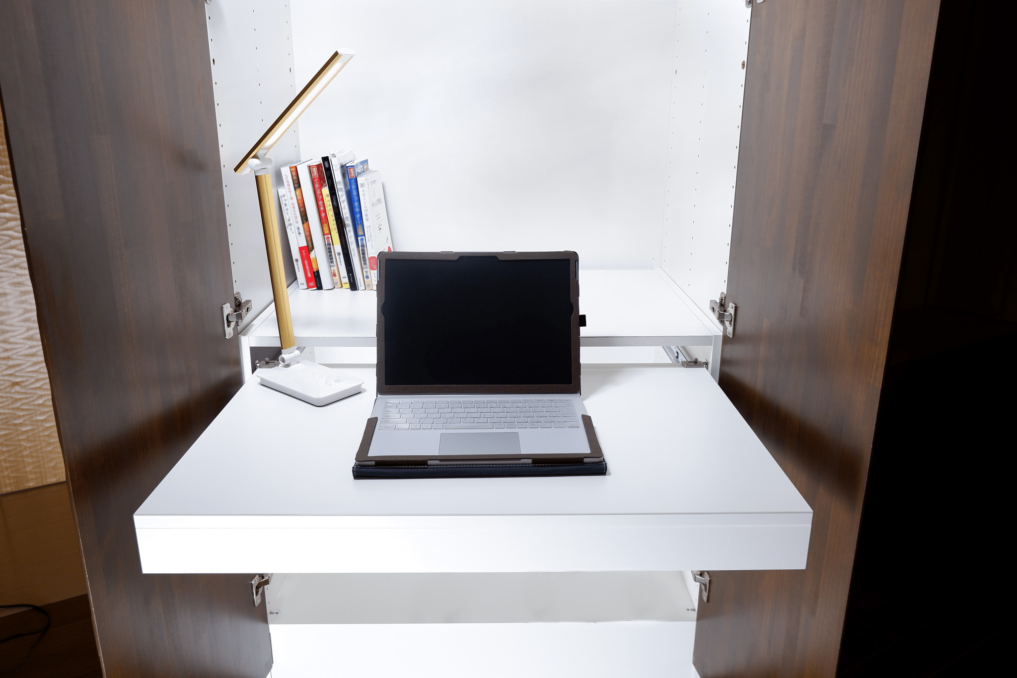 引出収納机　SLIDESK（スライデスク）