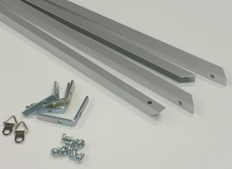 「内径５ｍｍアルミフレームシルバー部品セットＢ１」発注数量１０セット以上１００セット未満