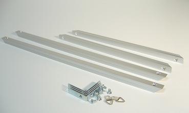 「ＡK型アルミポスターフレームシルバー部品セットＢ１」発注数量１０セット未満　1セット単価