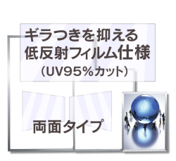 ビューカバー［低反射イレパネ］（両面） A2(サイズ：420×594mm)