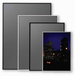 ☆オストレッチ A2サイズ ブラック アルミポスターフレーム 6枚セット