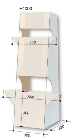 大型紙スタンド７（Ｂ１・Ａ０・Ｂ０サイズ対応）【１枚入り】