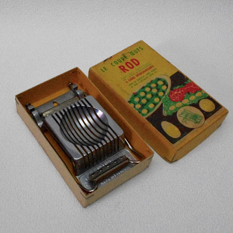 フランス　ブロカント　 卵スライサー