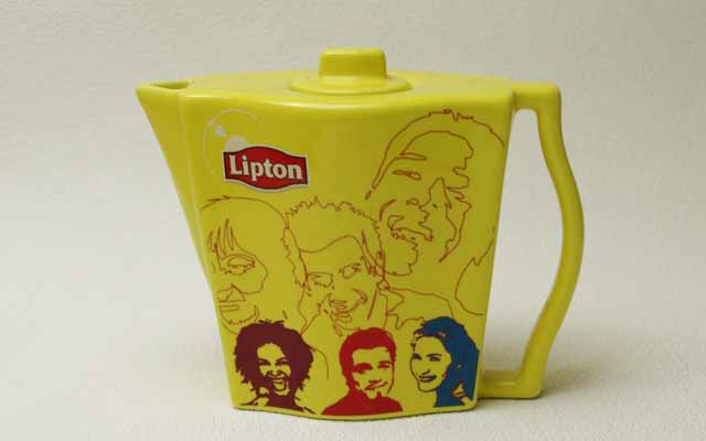 LIPTON　1980年代　ティーポット