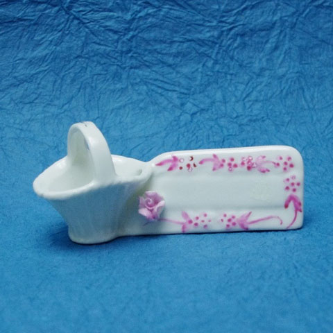 フランス　ブロカント　名札スタンド (パニエ付き)