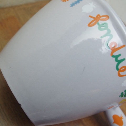 ル・クルーゼ フォンデュ鍋 ハーブ柄　Le Creuset ヴィンテージ ヴィンテージ ルクルーゼ鍋 （フォンデュ）ハーブ柄 グリーン