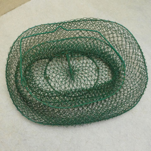 フランス ブロカント 魚籠（びく）