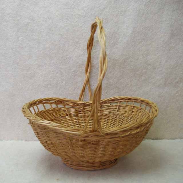 フランス　ブロカント　カゴ　（丸）