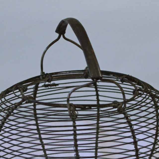 フランス アンティーク ワイヤーかご （1900年頃）