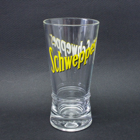 “Schweppes” シュウェップス　グラス