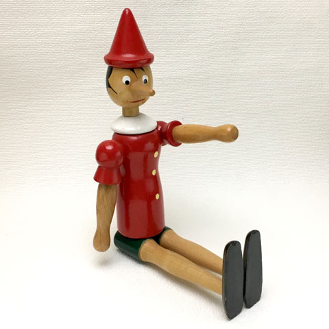 フランスブロカント ピノキオ 人形