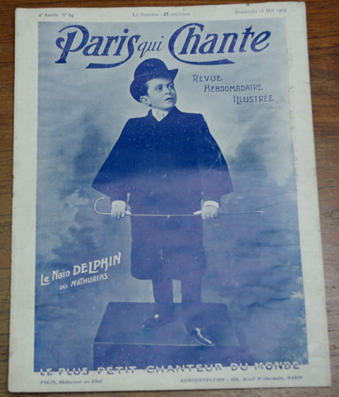 　ビンテージ本　“Paris qui Chante”　　69 号、  歌楽譜　雑誌（1904年)