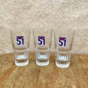 “PASTIS 51” 　グラス  （レッド、ショート）