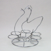 フランスブロカント　「めんどり」　ゆで卵　ホルダー　