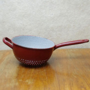 フランス ブロカント　ホウロウ　コランダー　（1940年代）