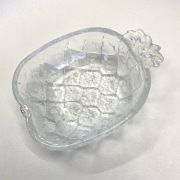 フランス ブロカント　パイナップル　ガラスボウル