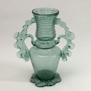 フランス　アンティーク　ガラス　壺