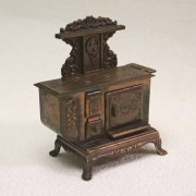 フランス　ブロカント　キッチンストーブ形　鉛筆削り