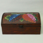 フランス　ブロカント　　果物　ペイント　ボックス（1920年代）