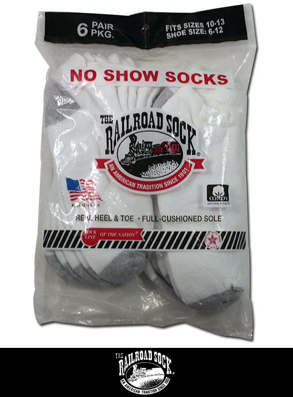 RAILROAD SOCK レイルロードソックス 6P NO SHOW SOCKS