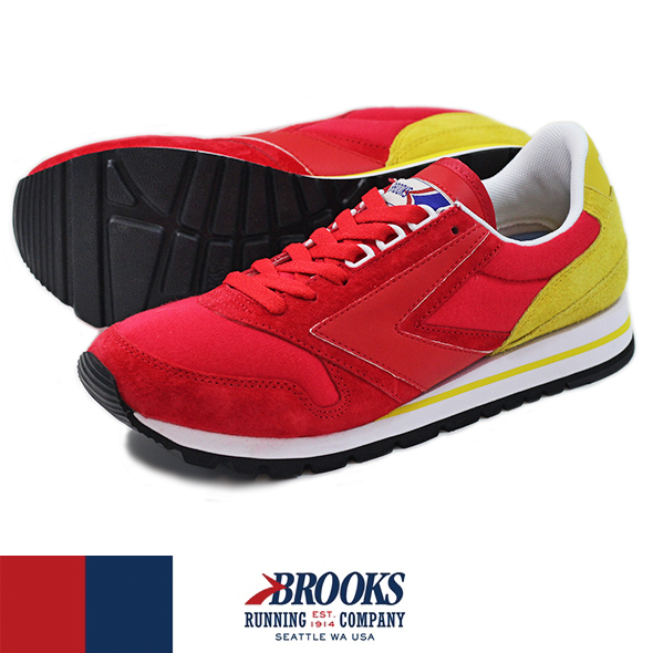 BROOKS ブルックス HERITAGE CHARIOT ヘリテージ チャリオット RED/YELLOW (618)