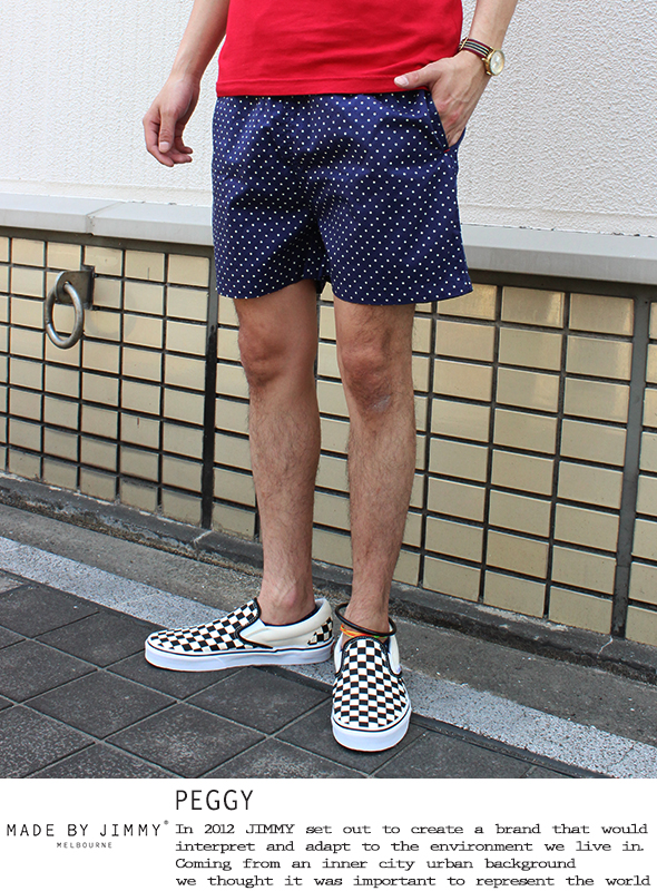MADE BY JIMMY(メイドバイジミー)　PEGGY　Dot design shorts