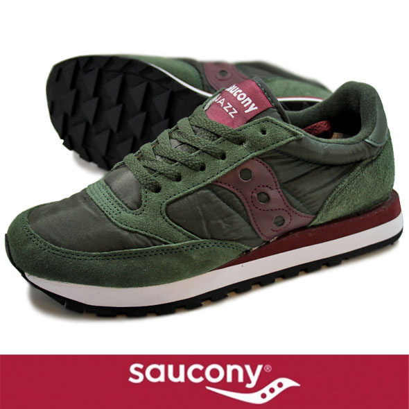 Saucony サッカニー Jazz Original ジャズ S2044-374 GREEN/BURGUNDY