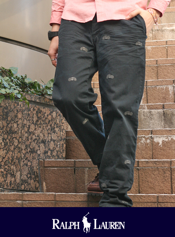 POLO RALPH LAUREN ポロ ラルフローレン バイク柄チノパン