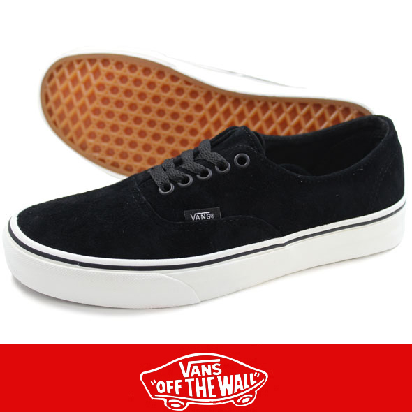 VANS バンズ Authentic Decon PIG SUEDE BLK/BLANC DE BLANC