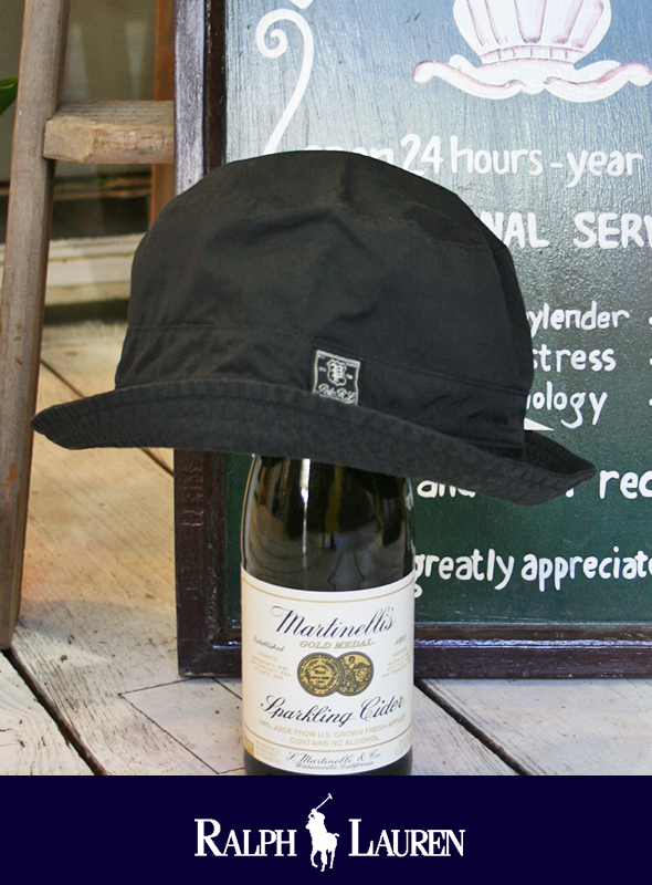 POLO RALPH LAUREN ポロ ラルフローレン LOGO BUCKET HAT BLK