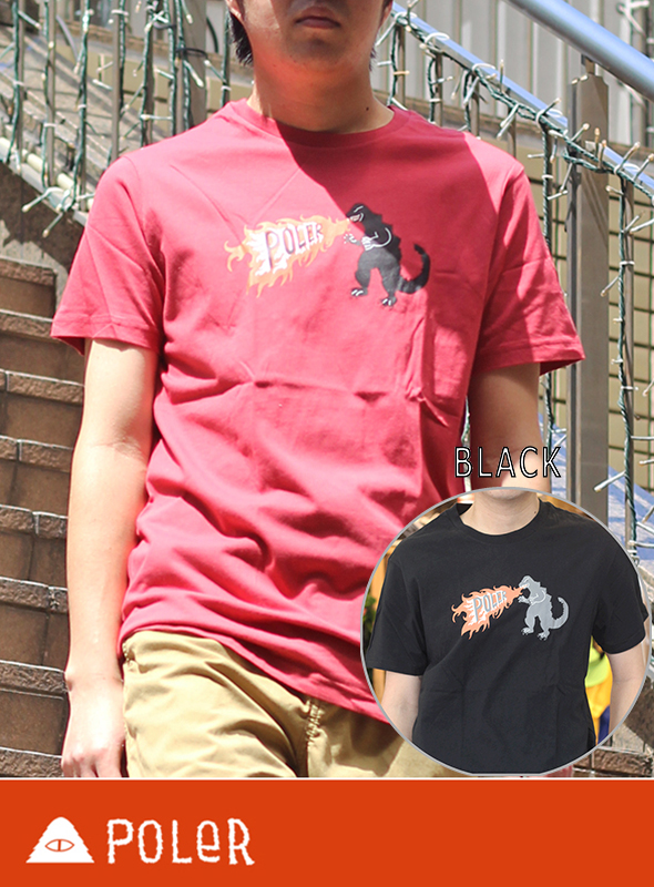 POLeR ポーラー ZILLA PRINT T-SHIRT (2COL)