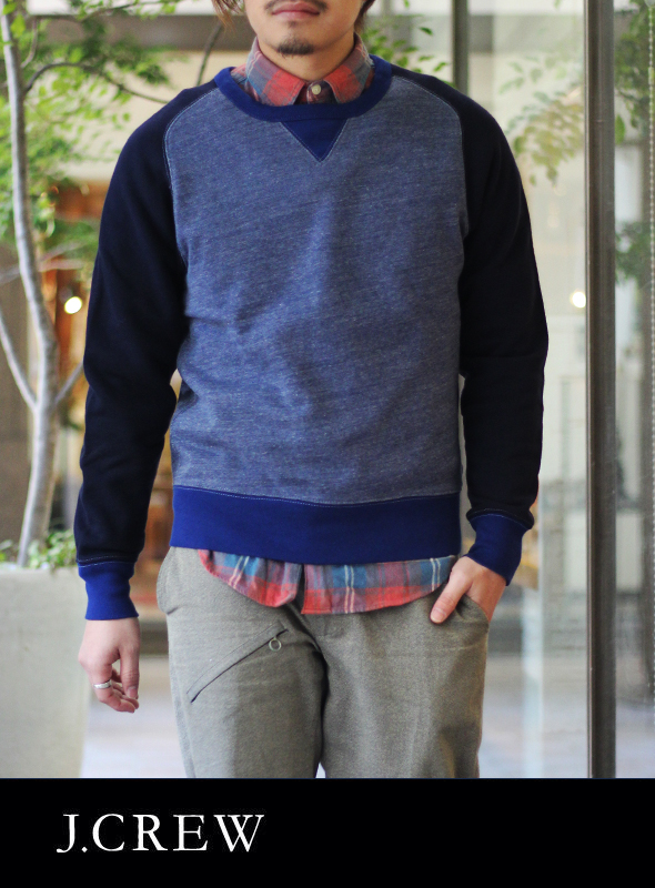 J.CREW カゼット クルーネックスウェット NAVY
