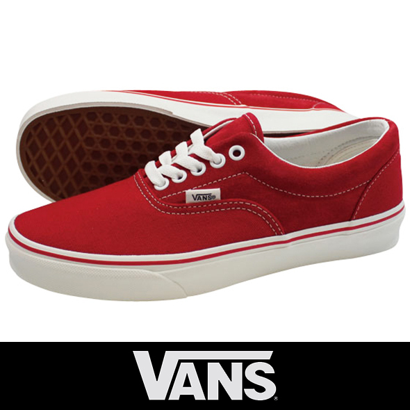 VANS バンズ ERA CANVAS/SUEDE RACING RED