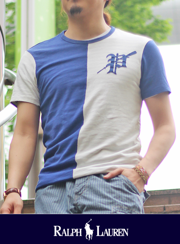 POLO RALPH LAUREN ポロ ラルフローレン バイアス S/S Tシャツ NAVY