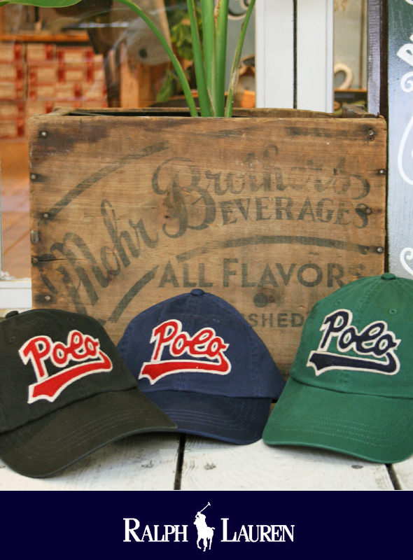 POLO RALPH LAUREN ポロ ラルフローレン SCRIPT CHINO CAP