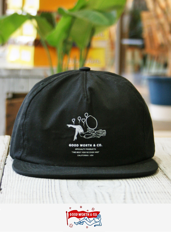 Good Worth  グッドワース BALLOON GIRL SNAPBACK  BLACK