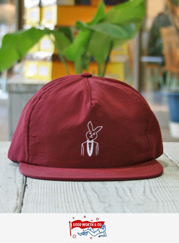 Good Worth  グッドワース MR. PLAYBOY NYLON SNAPBACK BURGUNDY