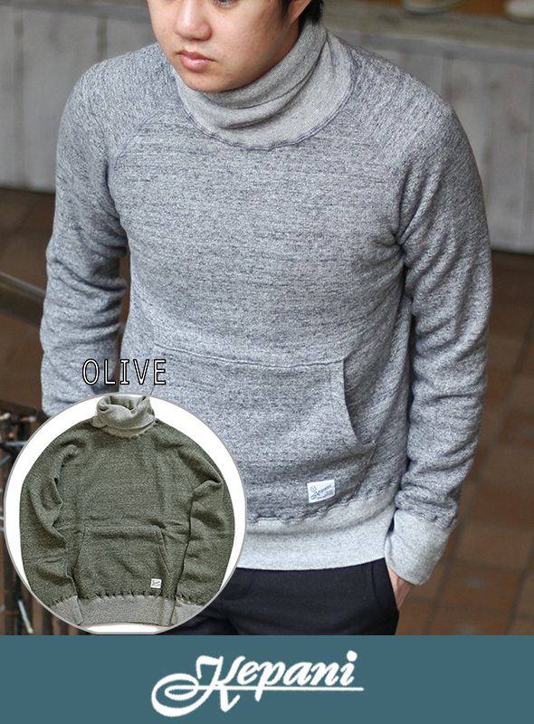 Kepani ケパニ タートルネックスウェット Manchester-2 マンチェスター
