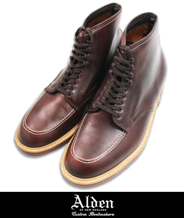 Alden 401 インディブーツ クロムエクセル ブラウン