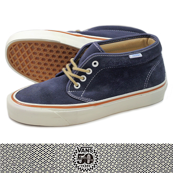 VANS バンズ 50th CHUKKA BOOT 49 REISSUE NAVY SUEDE