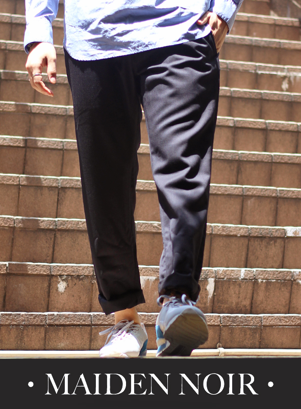MAIDEN NOIR メイデン・ノアール  ElasTic WOOL PANTS