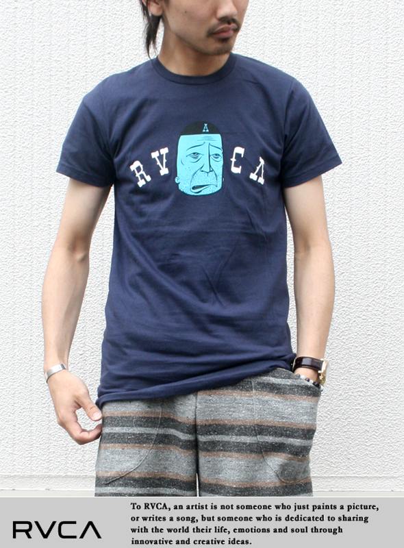 RVCA ルカ ANP Tシャツ Twist NVY