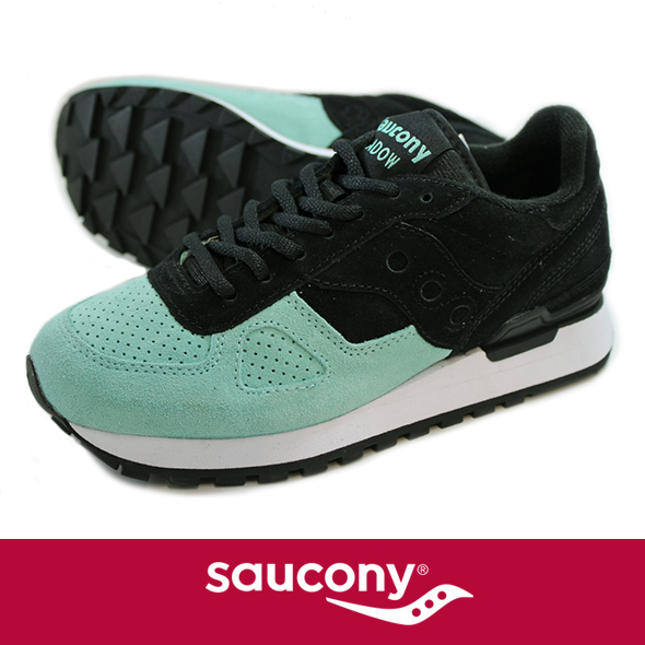 Saucony サッカニー Shadow Original  SUEDE BLK/MINT S70257-6