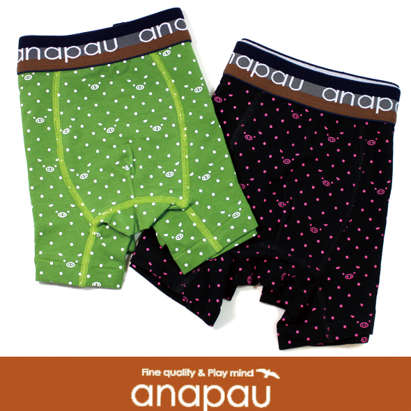 anapau ボクサーパンツ ピッグドット