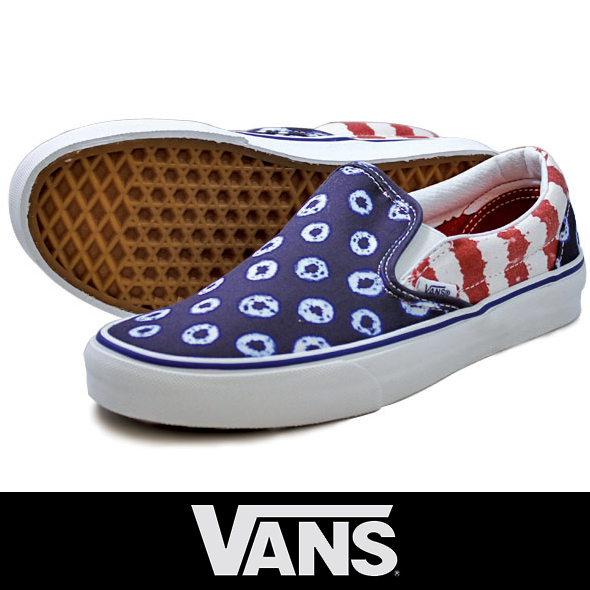 VANS バンズ Classic Slip-on Dyed Dots&Stripes