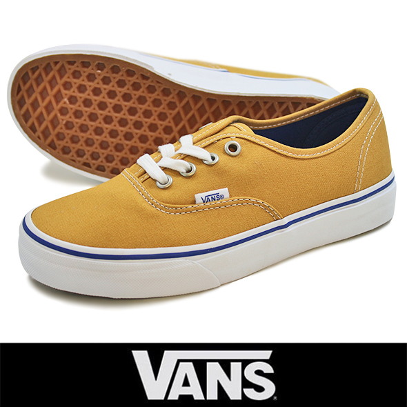 VANS バンズ AUTHENTIC Amner Gold/True White  YELLOW