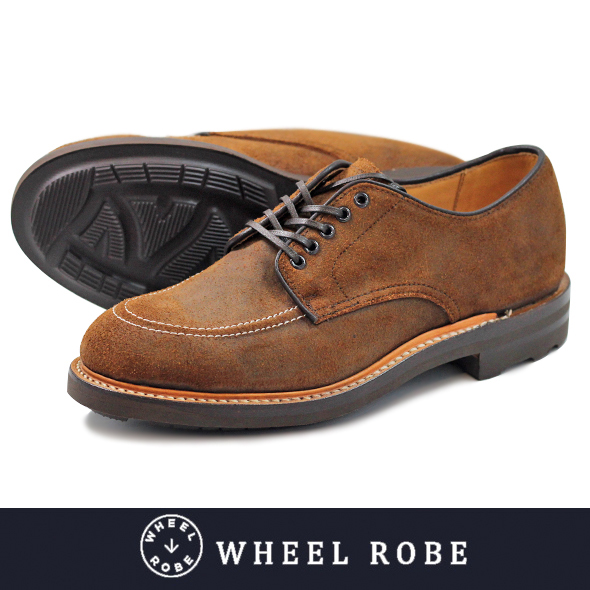 WHEEL ROBE ウィールローブ MOC TOE SUEDE CAMEL